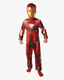 Child Classic Civil War Iron Man Costume - Iron Man Costume Png Hd, Transparent Png, Transparent PNG