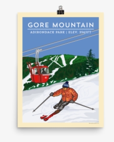 Vintage Ski Gore Mountain, HD Png Download, Transparent PNG