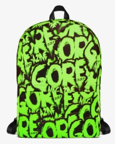 Image Of Green Gore Logo Backpack - Hentai Black And White, HD Png Download, Transparent PNG