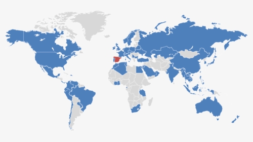 Mapa De Cobertura De Gedeth - World Map Digital Png Transparent, Png Download, Transparent PNG