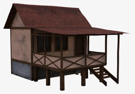House, Shack, Porch, Stairs, Steps, Windows, Doors - House, HD Png Download, Transparent PNG