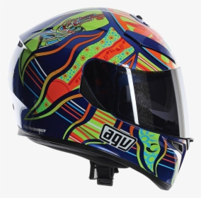 Agv Unisex Gloss K3 Sv 5 Continents Full Face Motorcycle - Agv K3 Sv Rossi 5 Continents, HD Png Download, Transparent PNG