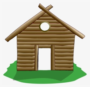 Transparent House Drawing Png - Wood Three Little Pigs Houses, Png Download, Transparent PNG