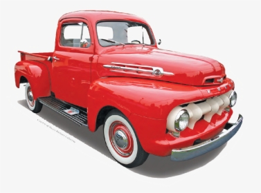 Classic Truck Png - Vintage Red Pickup Truck Png, Transparent Png, Transparent PNG