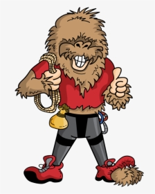 150313 Sasquatch Mascot Large - Sasquatch Caricature, HD Png Download, Transparent PNG