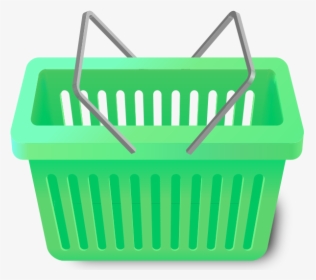 Shopping Cart Light Green - Shopping Basket Vector Png, Transparent Png, Transparent PNG