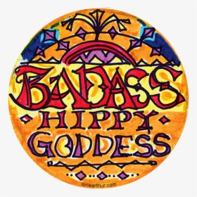 Image Of Badass Hippy Goddess - Circle, HD Png Download, Transparent PNG