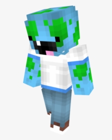 Earth Minecraft Skin, HD Png Download, Transparent PNG