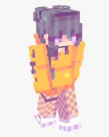 Like These Minecraft Skins You Can Learn How To Change - Minecraft Skin Female Anime, HD Png Download, Transparent PNG