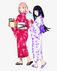 Naruto Sakura In Kimono, HD Png Download, Transparent PNG