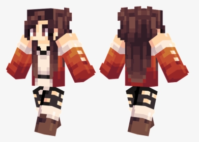 Minecraft Girl Clothes Skin, HD Png Download, Transparent PNG