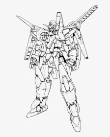 Gundam Line Art, HD Png Download, Transparent PNG