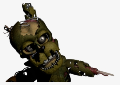 “so One Of Springtrap’s Arms Is Gone, And As We Can - Fnaf 6 Springtrap Jumpscare, HD Png Download, Transparent PNG