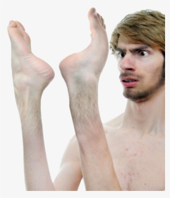 #meme #bruh #okay #wacky #what #wow #stock #guy #hot - Man With Feet For Hands, HD Png Download, Transparent PNG