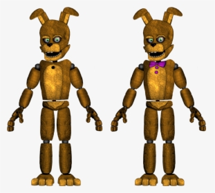 Made A Few Edits To Lazythepotato's Fnaf 6 Springtrap - Cartoon, HD Png  Download(1920x1080) - PngFind