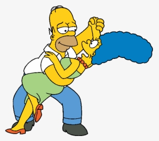 The Simpsons Clip Art Image - Homer Und Marge Simpsons, HD Png Download, Transparent PNG