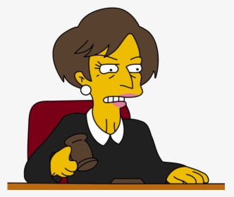 Simpsons Judge Constance Harm, HD Png Download, Transparent PNG