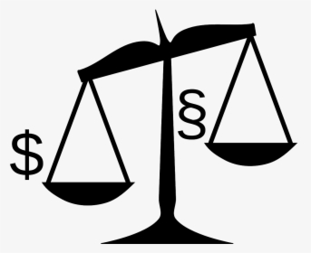 Measuring Judge Lady Justice Clip Art - Scales Of Justice Clip Art, HD Png Download, Transparent PNG