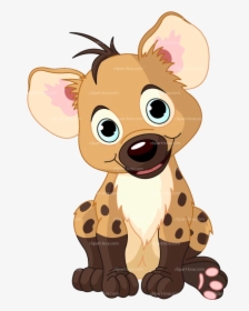 Puppy Hyena And Clipart Free Cliparts Images On Transparent - Cute Hyena Clipart, HD Png Download, Transparent PNG
