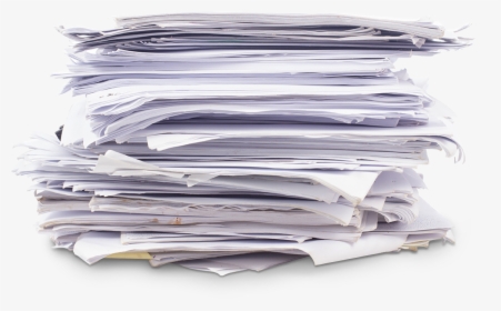 Stack Of Papers - Office Paper Waste, HD Png Download, Transparent PNG