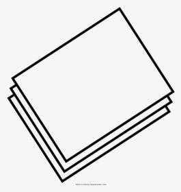 Paper Stack Coloring Page - 回転 対称 の 図形, HD Png Download, Transparent PNG