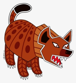 When The Hyena Came - Cartoon, HD Png Download, Transparent PNG