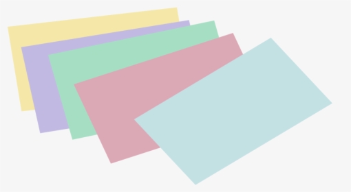 Angle,brand,material - Transparent Index Cards Clipart, HD Png Download, Transparent PNG
