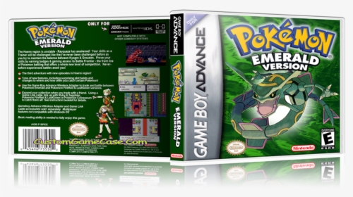 Pokemon Emerald Version - Pokemon Emerald Gameboy Cover, HD Png Download, Transparent PNG