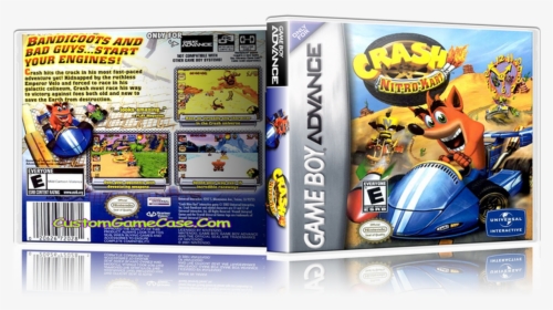 Crash Bandicoot Nitro Kart - Nintendo Game Boy Advance Crash Nitro Kart, HD Png Download, Transparent PNG
