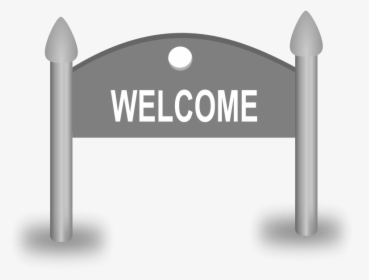 Welcome Sign Board - Welcome Sign Clip Art, HD Png Download, Transparent PNG