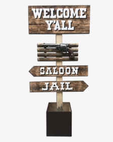 Western Welcome Sign - Poster, HD Png Download, Transparent PNG