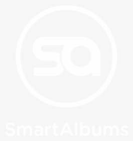 Smartalbums Logo - Vertical - White - Johns Hopkins Logo White, HD Png Download, Transparent PNG