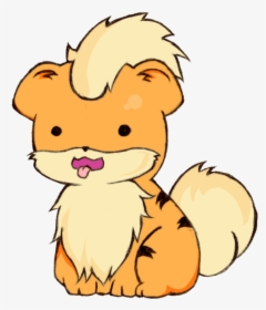 Growlithe Drawing Cute Jpg Freeuse Library - Growlithe Chibi, HD Png Download, Transparent PNG
