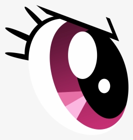 Rock Clipart Eye - My Little Pony Rainbow Dash Eyes, HD Png Download, Transparent PNG