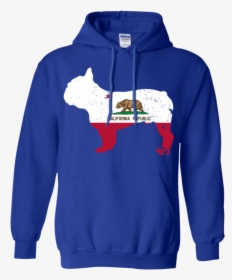 French Bulldog California Flag Pullover Hoodie 8 Oz - Alvin And The Chipmunks Sweatshirts, HD Png Download, Transparent PNG