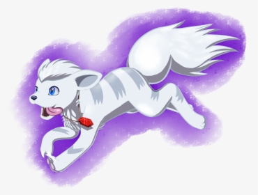 Snowcrystal The White Growlithe From The Pokemon Fanfic - Cartoon, HD Png Download, Transparent PNG