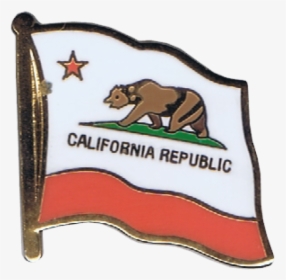 Usa California Flag Pin, Badge - Brown Bear, HD Png Download, Transparent PNG