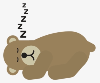 Sleeping Bear Png, Transparent Png, Transparent PNG