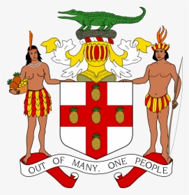 Clip Art File Jamaica Svg Wikimedia - Jamaican Coat Of Arm, HD Png Download, Transparent PNG