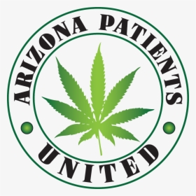Az Patients United Logo4 - Marijuana Leaf, HD Png Download, Transparent PNG