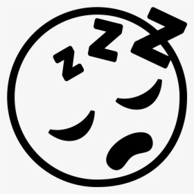 Emojione Bw 1f634 - Sleep Emoji Transparent Background, HD Png Download, Transparent PNG