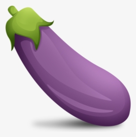Veiny Eggplant Emoji, HD Png Download, Transparent PNG