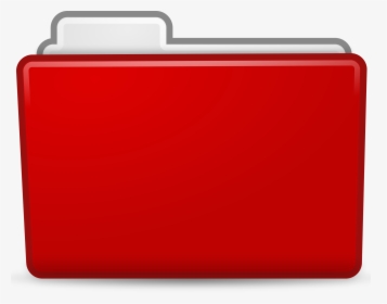 Red Folder Icon Clip Arts - Red Folder Icon Png, Transparent Png, Transparent PNG