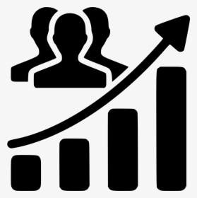 Audience Growth Chart - Audience Growth Icon, HD Png Download, Transparent PNG
