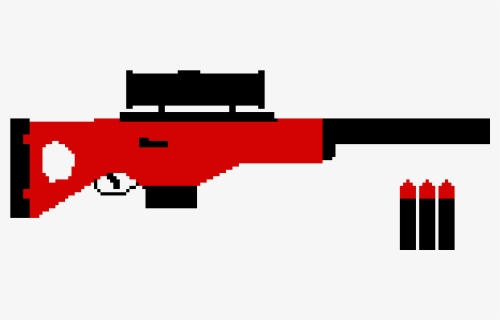 Bolt Action Sniper Fortnite Pixel Art, HD Png Download, Transparent PNG
