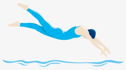 Olympic Games Swimming Sport Diving - Swim Illustration Png, Transparent Png, Transparent PNG