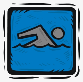 Medal Clipart Olympic Swimmer - Olympics Signs For Swimming, HD Png Download, Transparent PNG