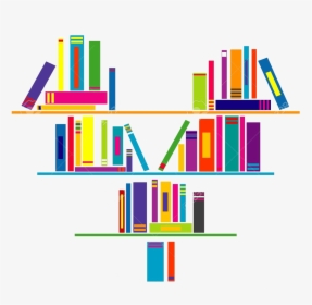 Books On Shelf Clip Art Free - Heart Shaped Book Vector, HD Png Download, Transparent PNG