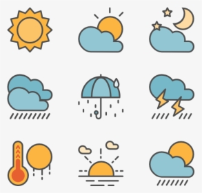 Weather Forecast Icons - Weather Forecast Icons Png, Transparent Png, Transparent PNG