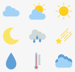Essential Set - Cloudy Weather Icon, HD Png Download, Transparent PNG